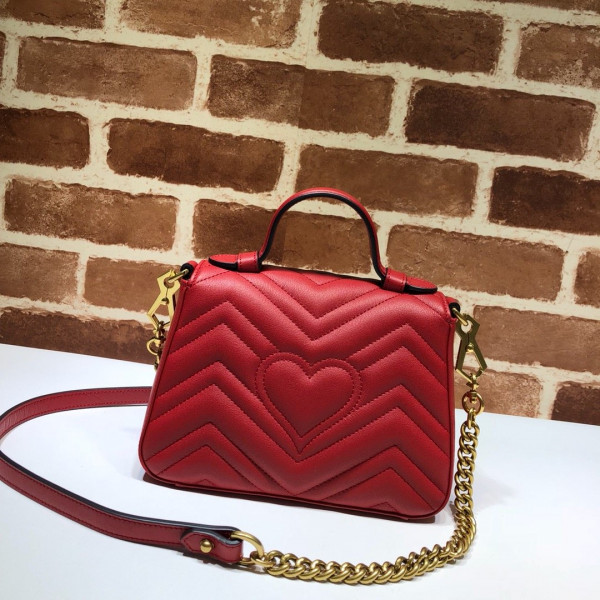 G*u*i gg marmont mini top handle bag