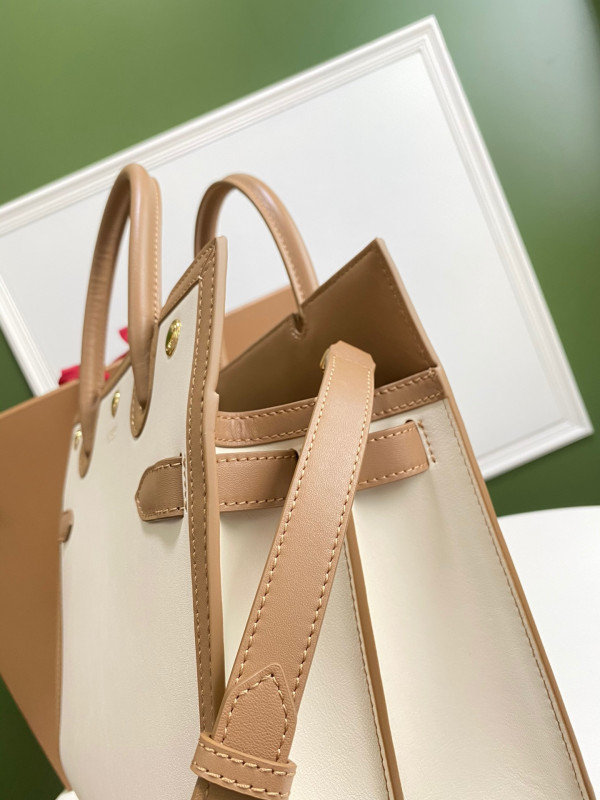 B**rry small vintage check two-handle title bag