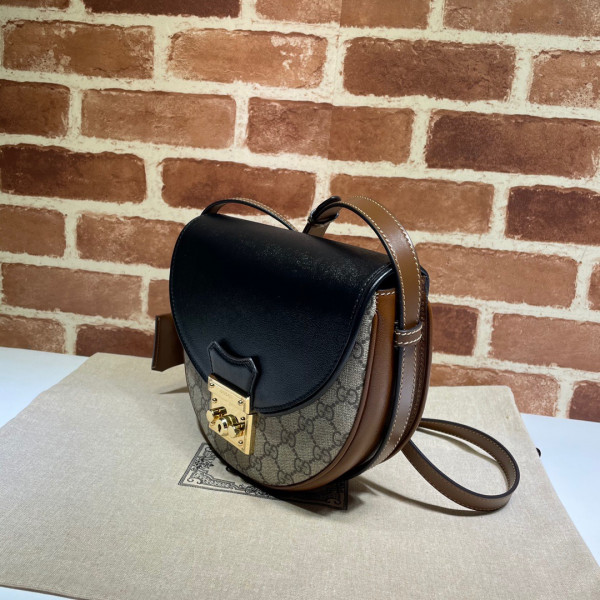 G*u*i padlock small shoulder bag