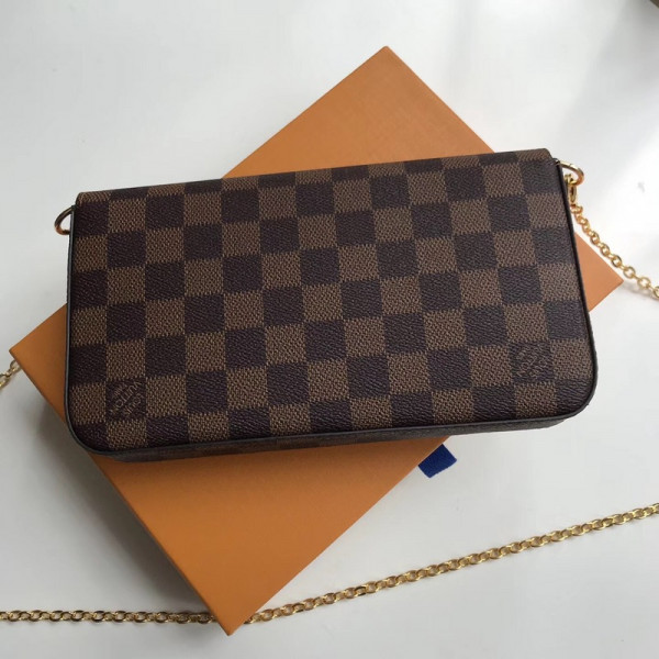 l0*is V*t0n pochette felicie damier bag n63032