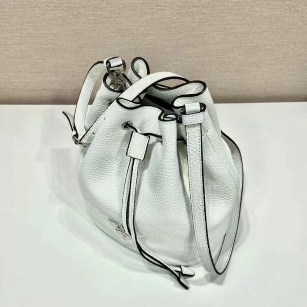 Pra*a  leather bucket bag