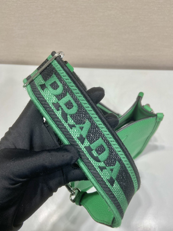 Pra*a leather mini shoulder bag