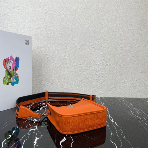 Pra*a leather mini shoulder bag