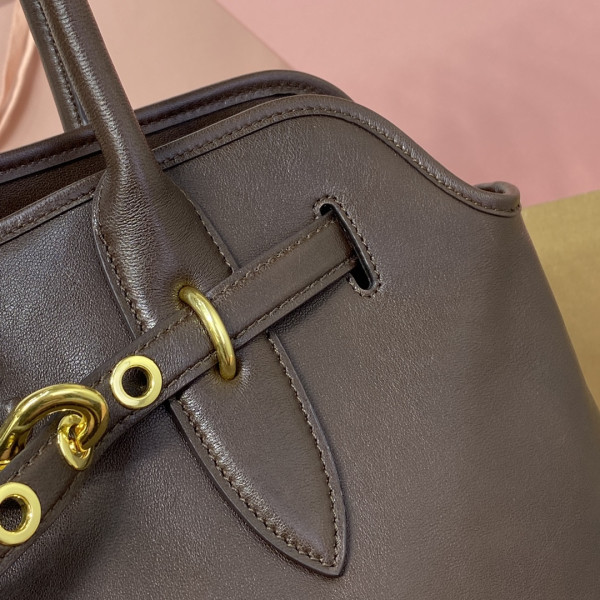 M*um*u aventure nappa leather bag