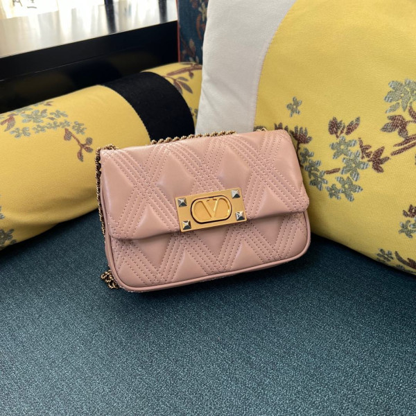 VALENTINO GARAVANI QUILTIE - 19*13*6CM