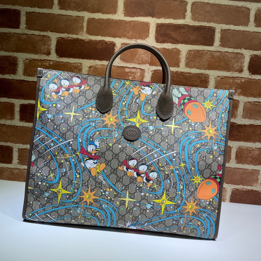 disney x G*u*i donald duck tote bag