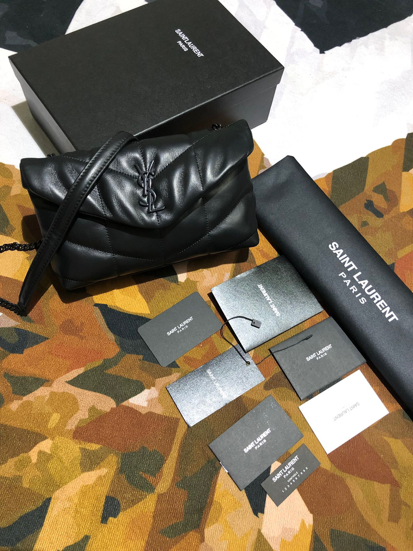 Y*L mini puffer small chain bag